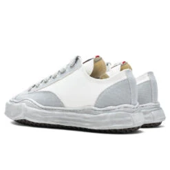 Peterson Low OG Sole Over Dyed Canvas Sneaker - White -Best Shoes Shop Maison Mihara Yasuhiro Peterson Low OG Sole Over Dyed Canvas Sneaker White A08FW713 WHT 06 04 22 Feature DV