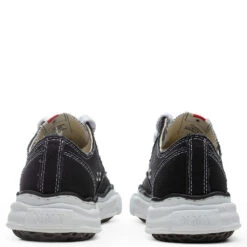 Peterson Low OG Sole Canvas Sneaker - Black -Best Shoes Shop Maison Mihara Yasuhiro Peterson Original Sole Low Sneakers Black A01FW702 BLK 12 20 2021 01 4