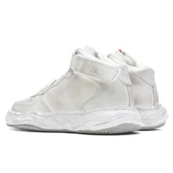 Wayne High Distressed - White 6 Wayne High Distressed - White -Best Shoes Shop Maison Mihara Yasuhiro Wayne High Distressed White A07FW705 WHT 09 11 2021 01 3