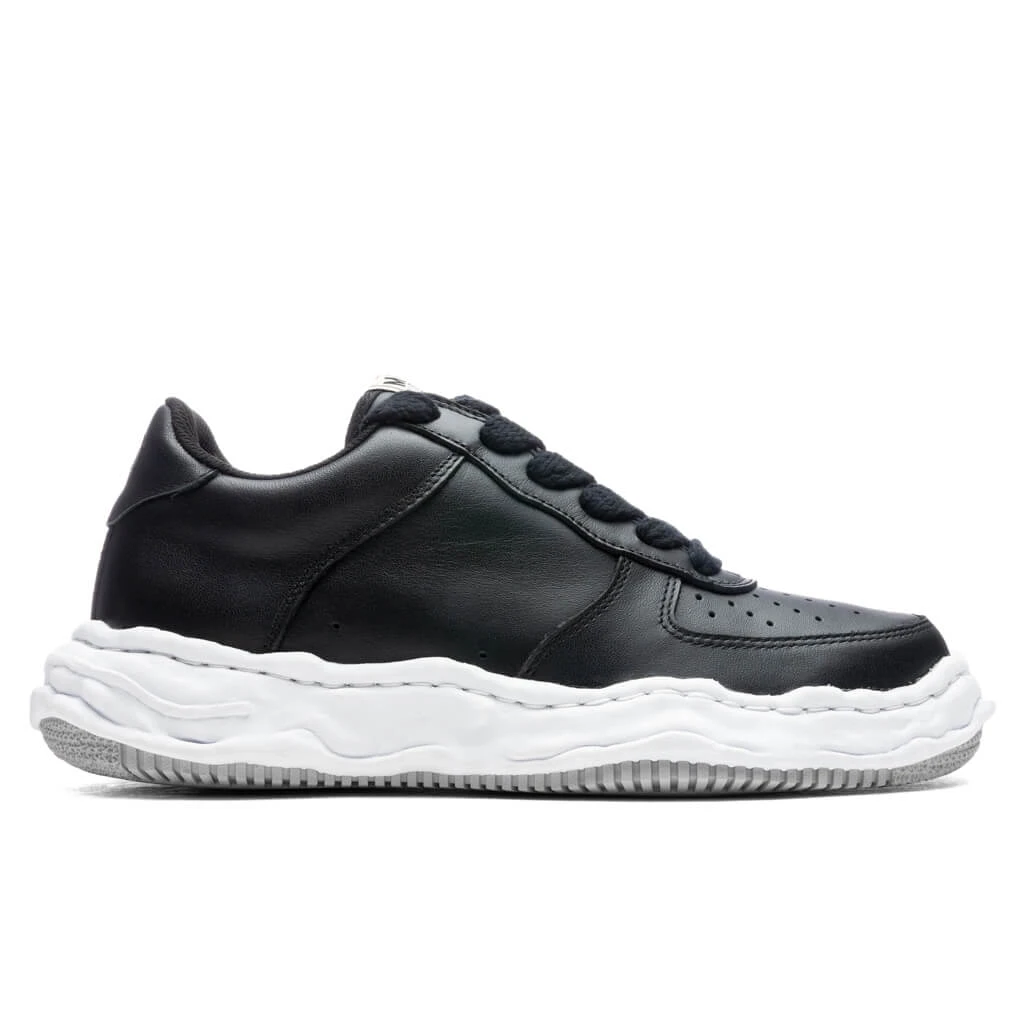 Wayne Low OG Sole Leather Sneaker - Black 1 Wayne Low OG Sole Leather Sneaker - Black