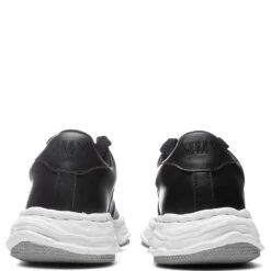 Wayne Low OG Sole Leather Sneaker - Black/Grey 7 Wayne Low OG Sole Leather Sneaker - Black/Grey -Best Shoes Shop Maison Mihara Yasuhiro Wayne Low OG Sole Leather Sneaker Black Grey A08FW706 BLG 01 29 2022 01 4
