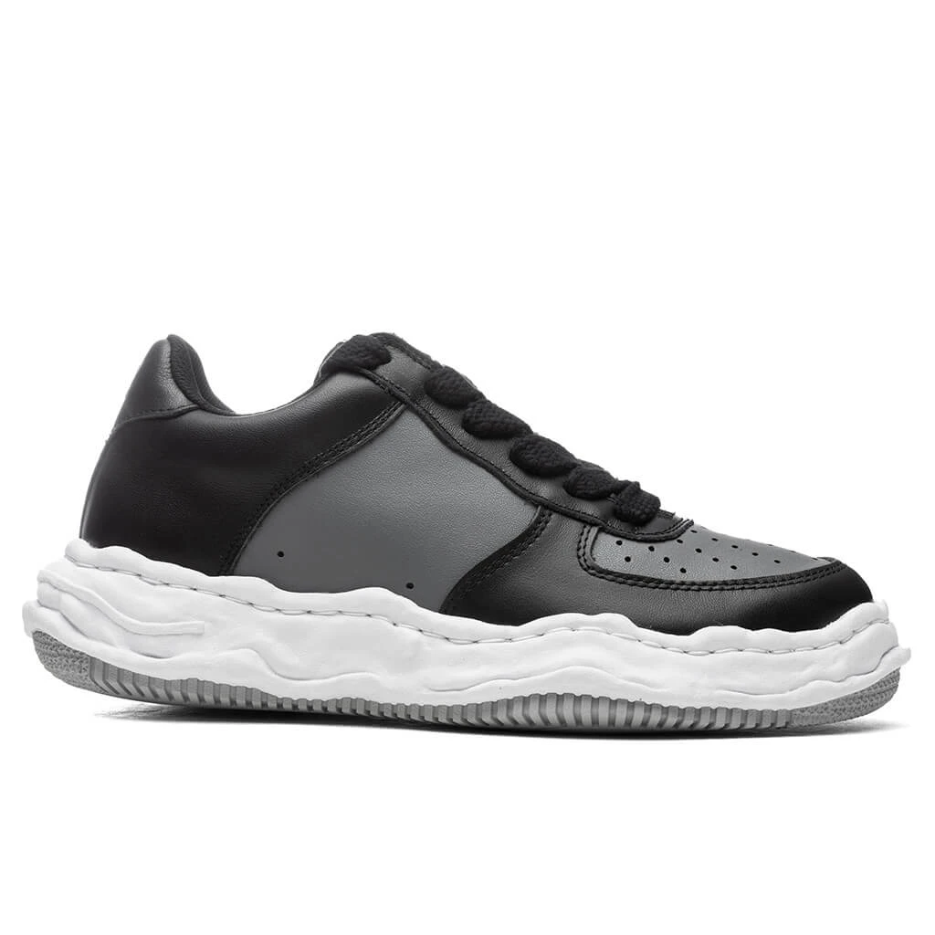 Wayne Low OG Sole Leather Sneaker - Black/Grey 1 Wayne Low OG Sole Leather Sneaker - Black/Grey