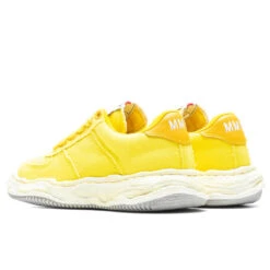 Wayne Low OG Sole Washed Canvas Sneaker - Yellow -Best Shoes Shop Maison Mihara Yasuhiro Wayne Low OG Sole Washed Canvas Sneaker Yellow A08FW708 YEL 05 08 22 Feature 5