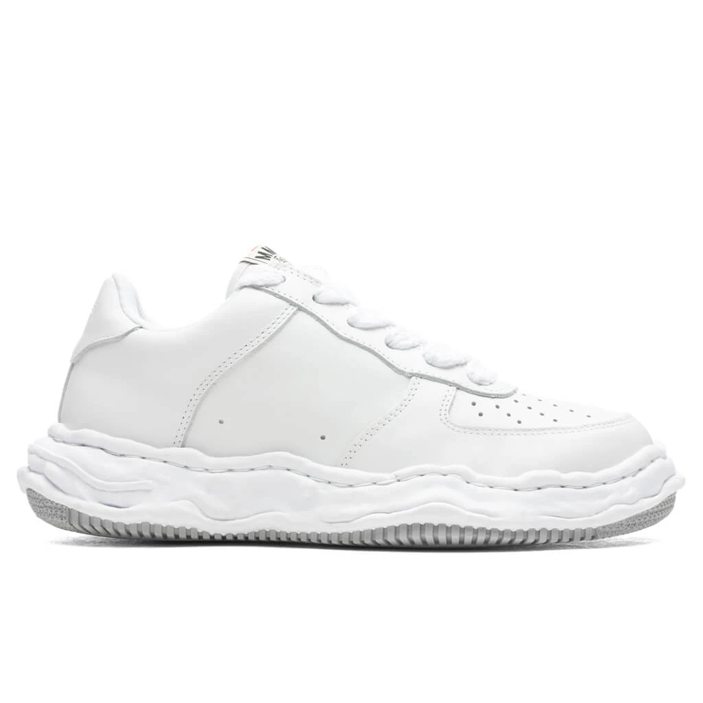 Wayne Low OG Sole Leather Sneaker - White 1 Wayne Low OG Sole Leather Sneaker - White