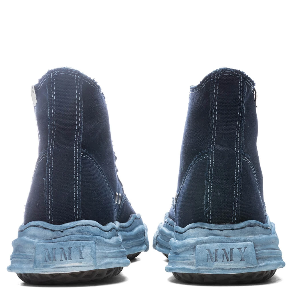 Hank High OG Sole Over Dyed Canvas Sneaker - Navy 4 Hank High OG Sole Over Dyed Canvas Sneaker - Navy - Image 4