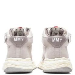 Wayne High OG Sole Washed Canvas Sneaker - Grey -Best Shoes Shop MaisonMiharaYasuhiroWayneHighOGSoleWashedCanvasSneaker Grey A08FW707 GRY 4