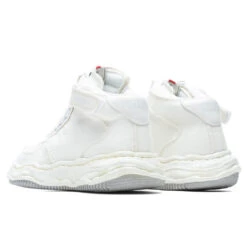 Wayne High OG Sole Washed Canvas Sneaker - White -Best Shoes Shop MaisonMiharaYasuhiroWayneHighOGSoleWashedCanvasSneaker White A08FW707 WHT 3