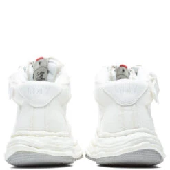 Wayne High OG Sole Washed Canvas Sneaker - White -Best Shoes Shop MaisonMiharaYasuhiroWayneHighOGSoleWashedCanvasSneaker White A08FW707 WHT 4
