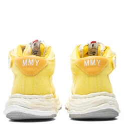 Wayne High OG Sole Washed Canvas Sneaker - Yellow -Best Shoes Shop MaisonMiharaYasuhiroWayneHighOGSoleWashedCanvasSneaker Yellow A08FW707 YEL 5