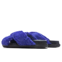 Marni Fussbett Slide Sandal - Royal -Best Shoes Shop Marni Fussbett Slide Sandal Royal FBMR002501 P5441 00B56 04 23 23 Feature KN 5