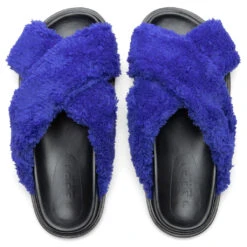 Marni Fussbett Slide Sandal - Royal -Best Shoes Shop Marni Fussbett Slide Sandal Royal FBMR002501 P5441 00B56 04 23 23 Feature KN 6