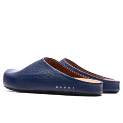 Marni Leather Fussbett Sabot - Dusty Blue 7 Marni Leather Fussbett Sabot - Dusty Blue -Best Shoes Shop Marni Leather Fussbett Sabot Dusty Blue SBMR001400 P4554 00B35 12 18 22 S NF Feature 9