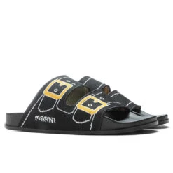 Marni Sandal - Black/Gold 6 Marni Sandal - Black/Gold -Best Shoes Shop Marni Sandal Black Gold SAMR003802 P4547 ZO137 3
