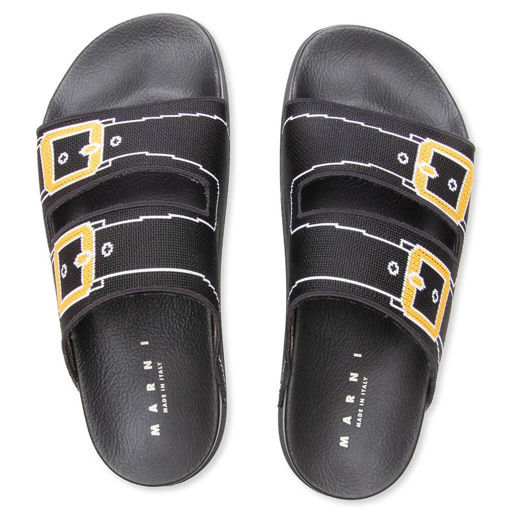 Marni Sandal - Black/Gold 2 Marni Sandal - Black/Gold - Image 2