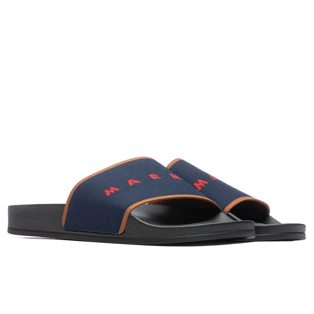Marni Sandal - Blue Marine/Maroon Red 2 Marni Sandal - Blue Marine/Maroon Red - Image 2