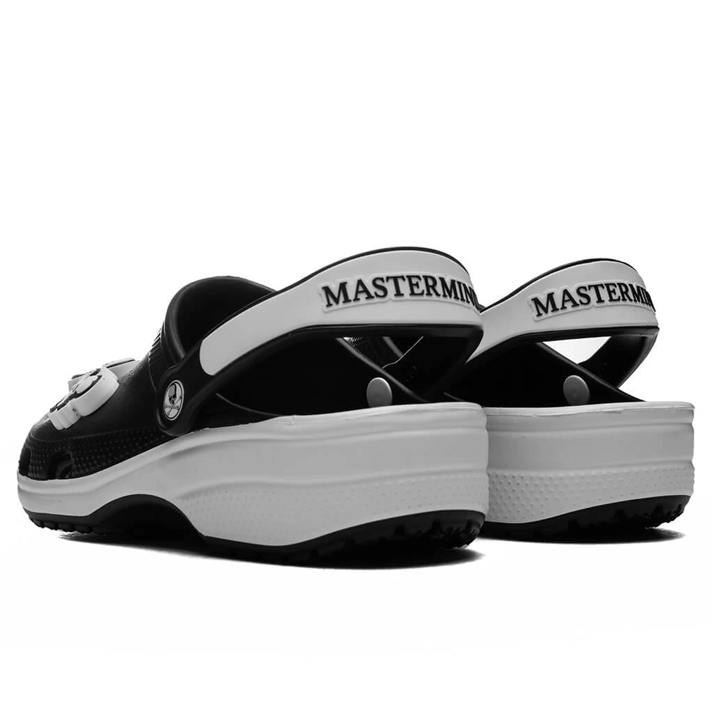 Mastermind Japan X Crocs Classic Clog - Black/White 3 Mastermind Japan X Crocs Classic Clog - Black/White - Image 3