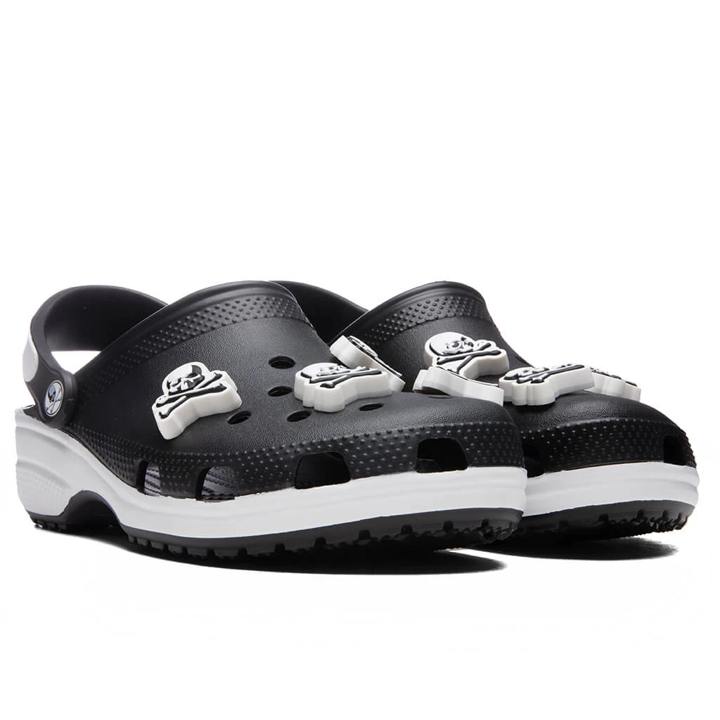 Mastermind Japan X Crocs Classic Clog - Black/White 2 Mastermind Japan X Crocs Classic Clog - Black/White - Image 2