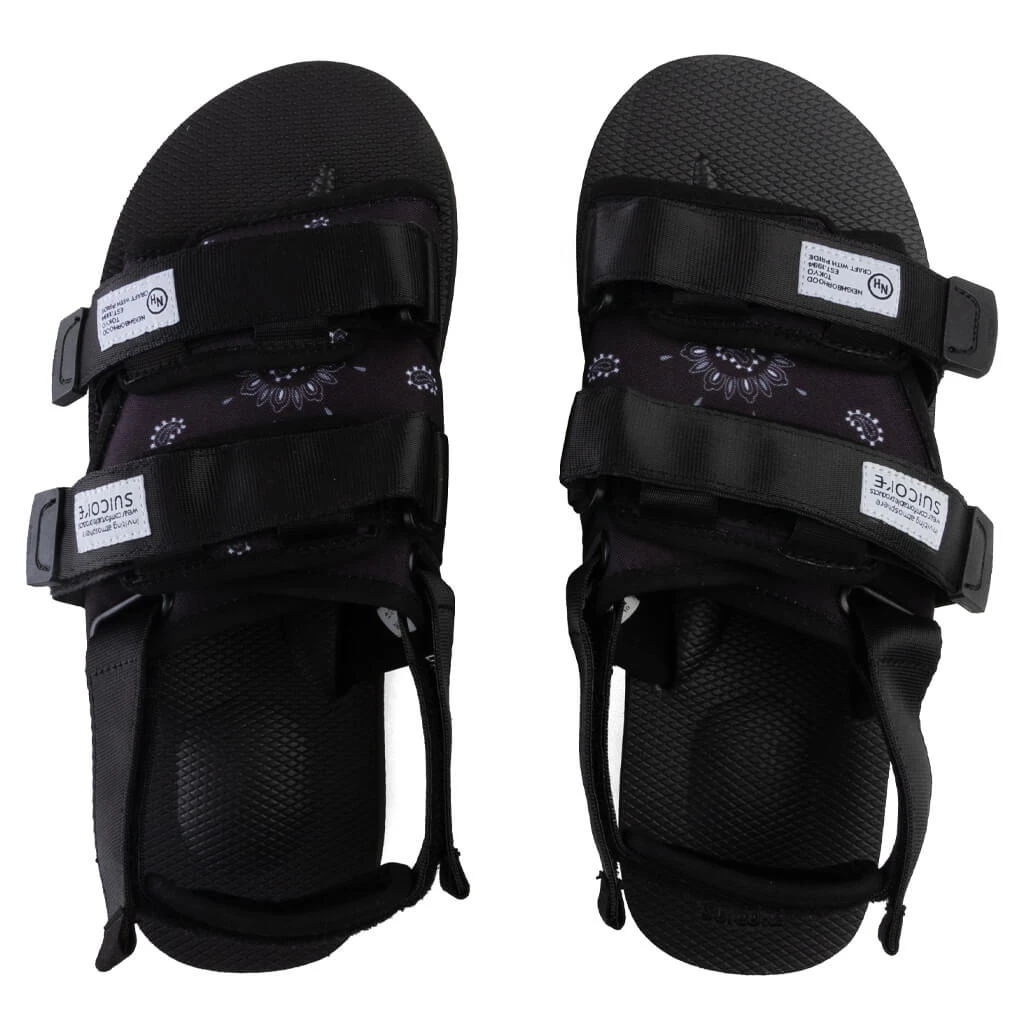 Neighborhood X Suicoke NHSI Moto NR-Sandal - Black 4 Neighborhood X Suicoke NHSI Moto NR-Sandal - Black - Image 4