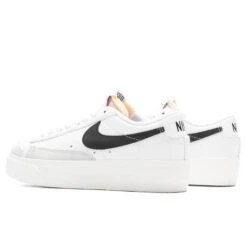 Nike Women's Blazer Low Platform - White/Black/Sail 6 Nike Women's Blazer Low Platform - White/Black/Sail -Best Shoes Shop Nike Blazer Low Platform WHITE BLACK SAIL TEAM ORANGE DJ0292 101 07 28 23 Feature KN 5