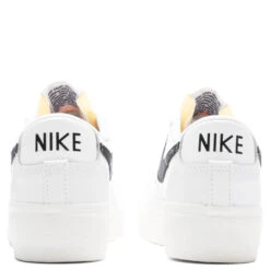 Nike Women's Blazer Low Platform - White/Black/Sail 7 Nike Women's Blazer Low Platform - White/Black/Sail -Best Shoes Shop Nike Blazer Low Platform WHITE BLACK SAIL TEAM ORANGE DJ0292 101 07 28 23 Feature KN 6