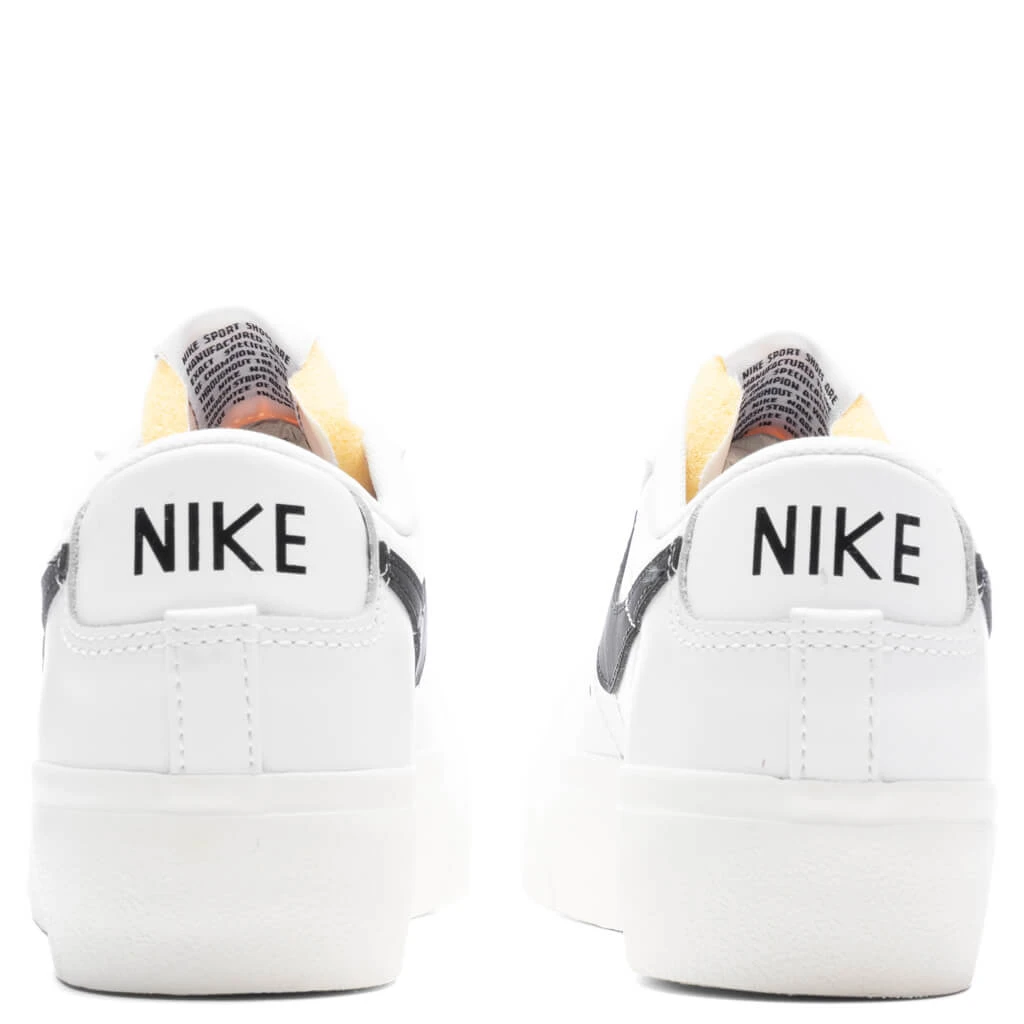 Nike Women's Blazer Low Platform - White/Black/Sail 4 Nike Women's Blazer Low Platform - White/Black/Sail - Image 4