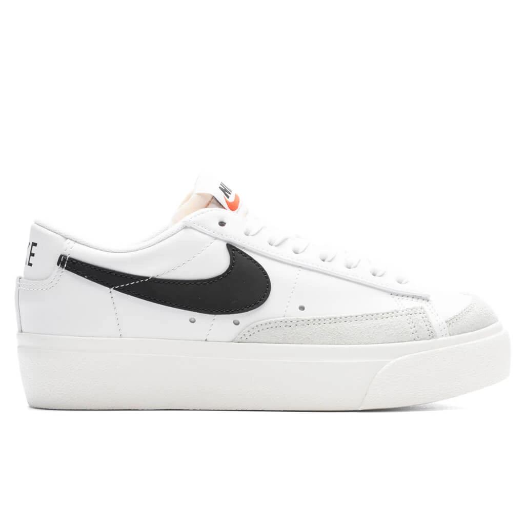 Nike Women's Blazer Low Platform - White/Black/Sail 1 Nike Women's Blazer Low Platform - White/Black/Sail