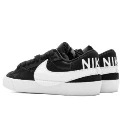 Nike Women's Blazer Low '77 Jumbo - Black/White/Team Orange -Best Shoes Shop Nike Blazer Low 77 Jumbo Black White Black DQ1470 002 10 05 23 Feature VR 4