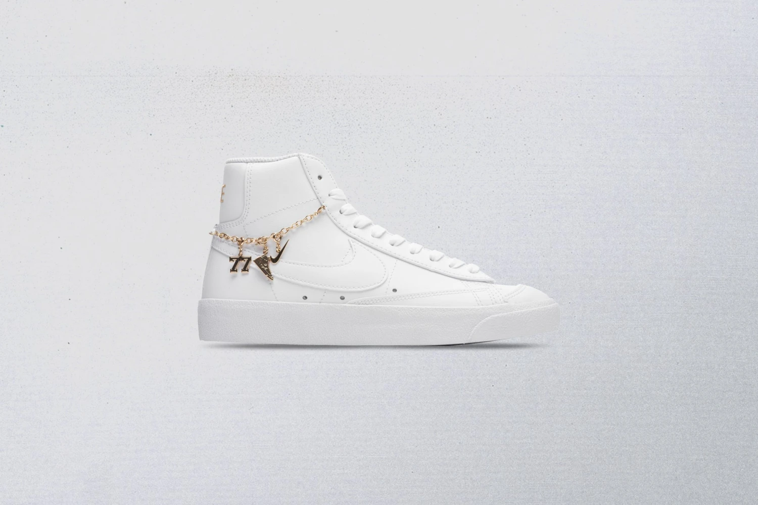 Nike Women's Blazer Mid '77 LX - White/White/Metallic Gold 6 Nike Women's Blazer Mid '77 LX - White/White/Metallic Gold - Image 6