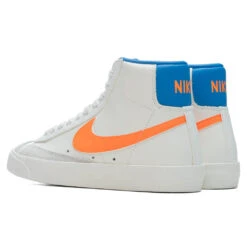 Nike Women's Blazer Mid '77 - Sail/Total Orange/LT Photo Blue -Best Shoes Shop Nike Blazer Mid 77 Women s Sail Total Orange LT Photon Blue DQ4692 100 11 27 2021 01 3