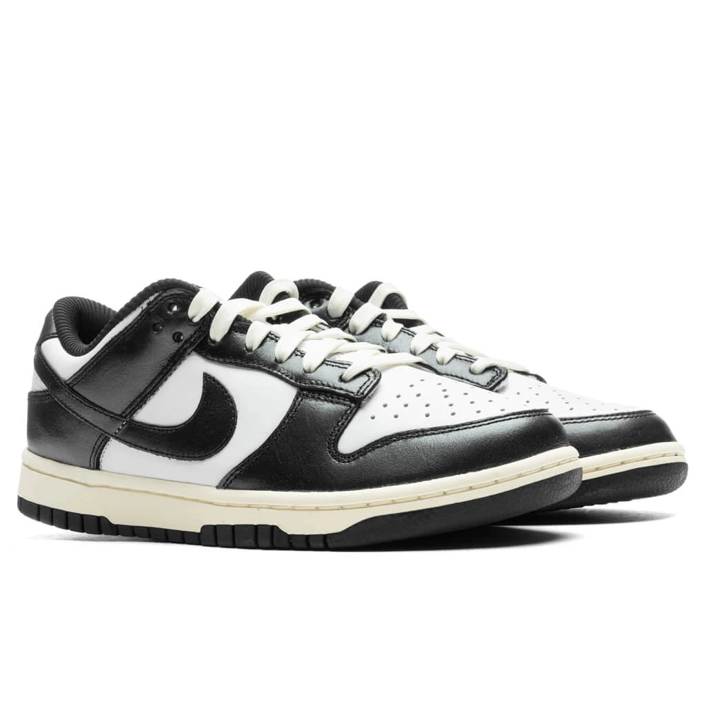 Nike Women's Dunk Low 'Vintage Panda' - White/Black/Coconut Milk 2 Nike Women's Dunk Low 'Vintage Panda' - White/Black/Coconut Milk - Image 2