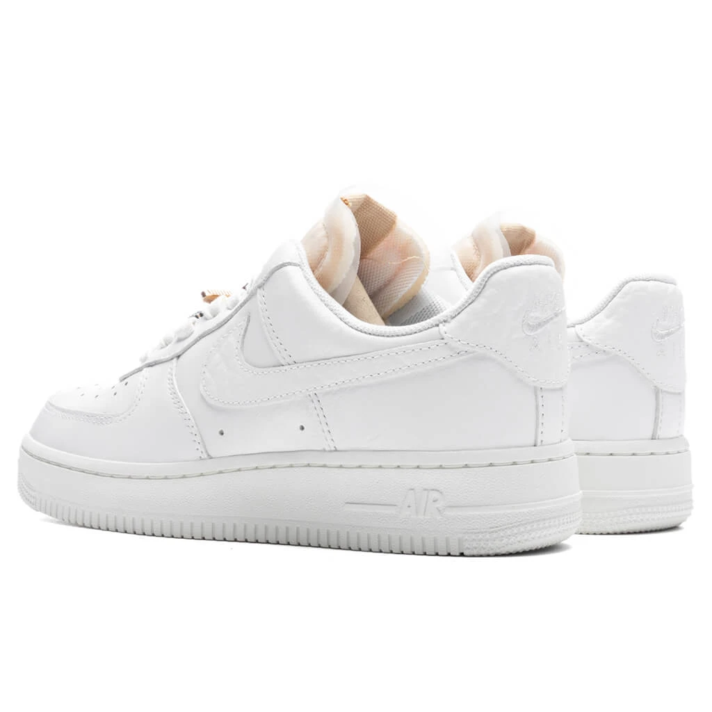 Nike Women's Air Force 1 '07 LX "Bling" - White/Summit White 3 Nike Women's Air Force 1 '07 LX "Bling" - White/Summit White - Image 3