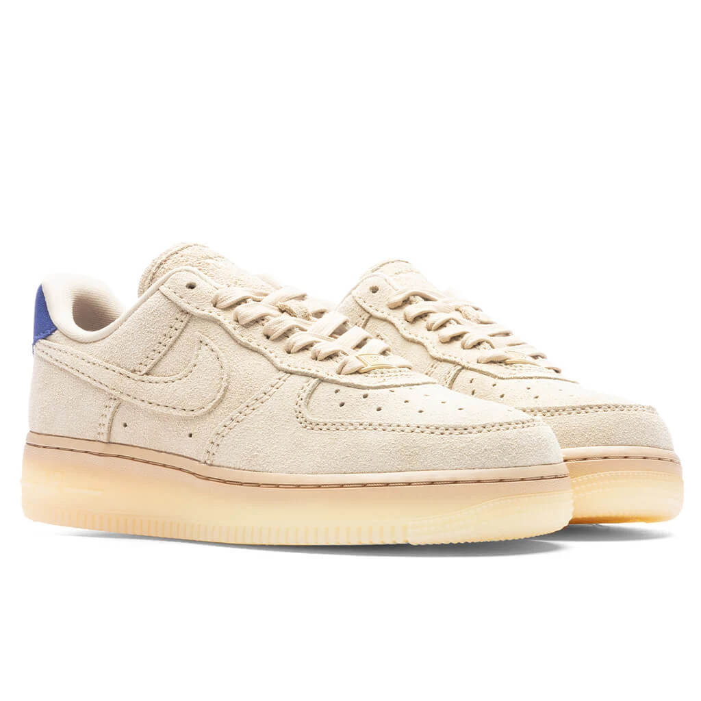 Nike Women's Air Force 1 '07 LX - Grain/Grain/Deep Royal Blue 2 Nike Women's Air Force 1 '07 LX - Grain/Grain/Deep Royal Blue - Image 2