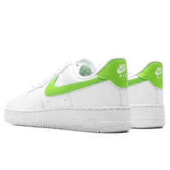 Nike Women's Air Force 1 '07 - White/Action Green -Best Shoes Shop Nike Women s Air Force 1 07 White Action Green DD8959 112 05 21 23 Feature JP 5