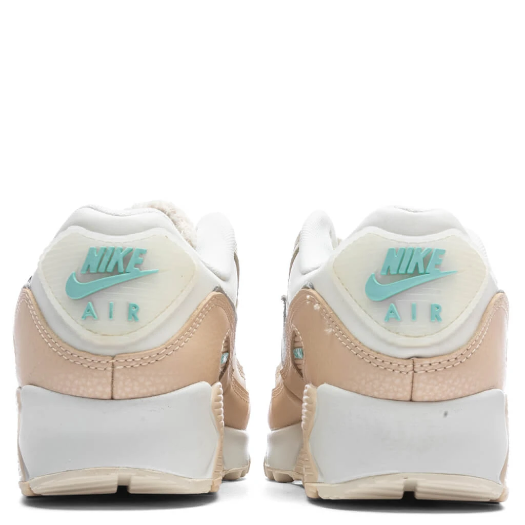 Nike Women's Air Max 90 - Phantom/Metallic Silver/Shimmer 4 Nike Women's Air Max 90 - Phantom/Metallic Silver/Shimmer - Image 4