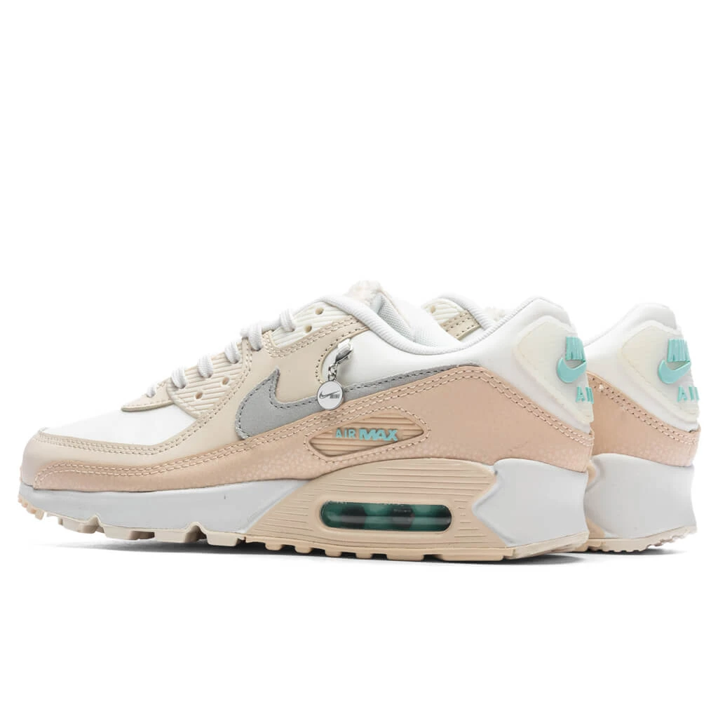 Nike Women's Air Max 90 - Phantom/Metallic Silver/Shimmer 3 Nike Women's Air Max 90 - Phantom/Metallic Silver/Shimmer - Image 3