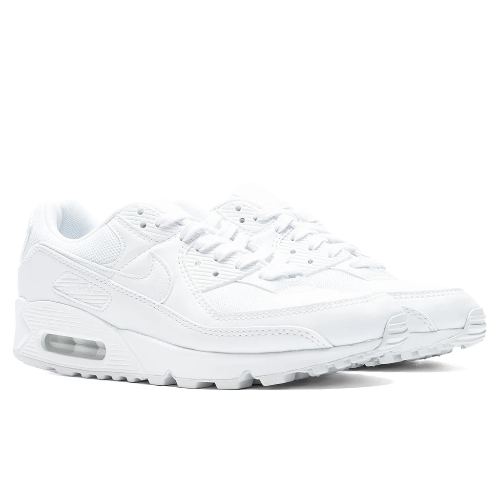 Nike Women's Air Max 90 - White/White/White 2 Nike Women's Air Max 90 - White/White/White - Image 2