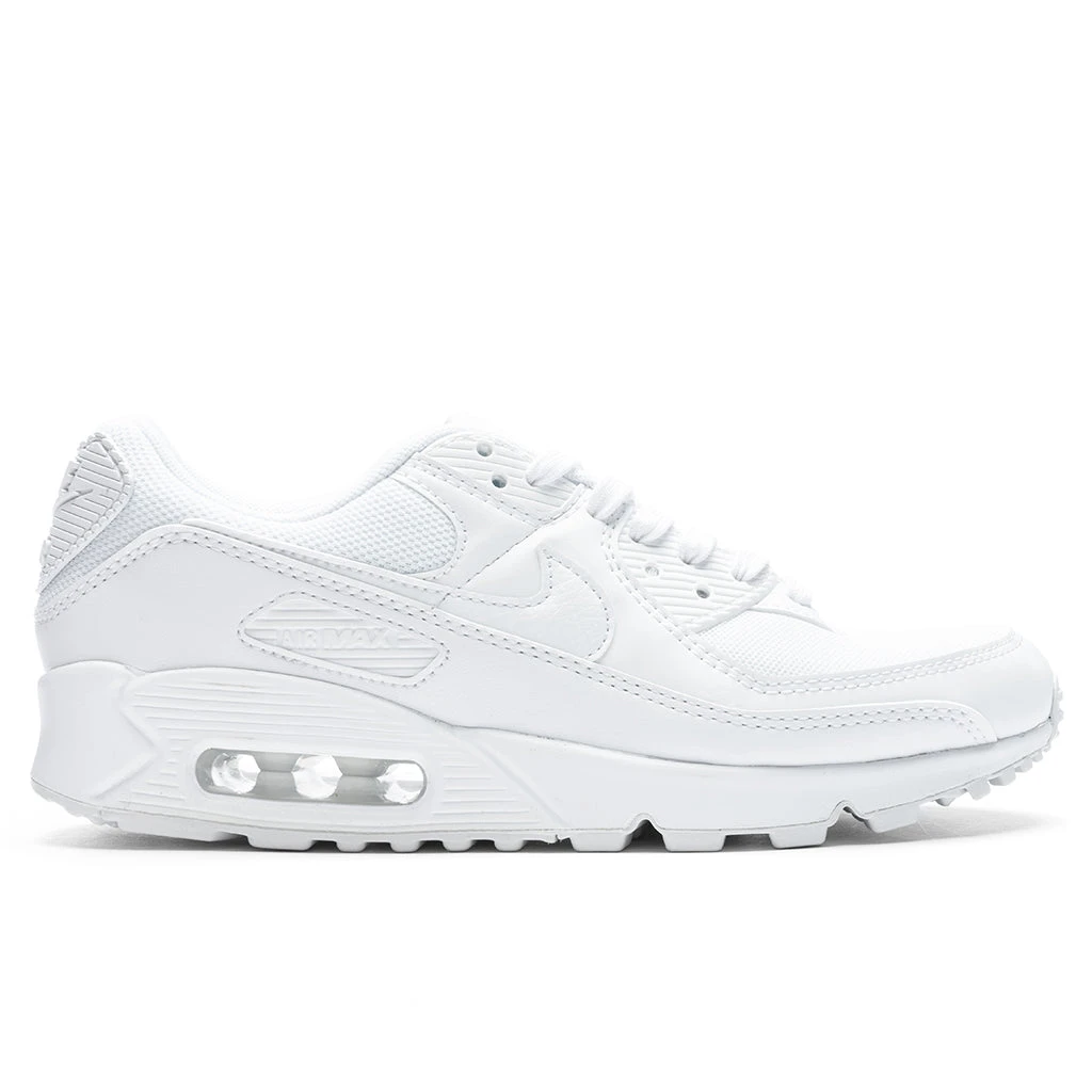 Nike Women's Air Max 90 - White/White/White 1 Nike Women's Air Max 90 - White/White/White