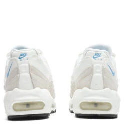 Nike Women's Air Max 95 - Summit White/University Blue 7 Nike Women's Air Max 95 - Summit White/University Blue -Best Shoes Shop Nike Women s Air Max 95 Summit White University Blue DJ9981 100 11 27 22 Feature JM 4