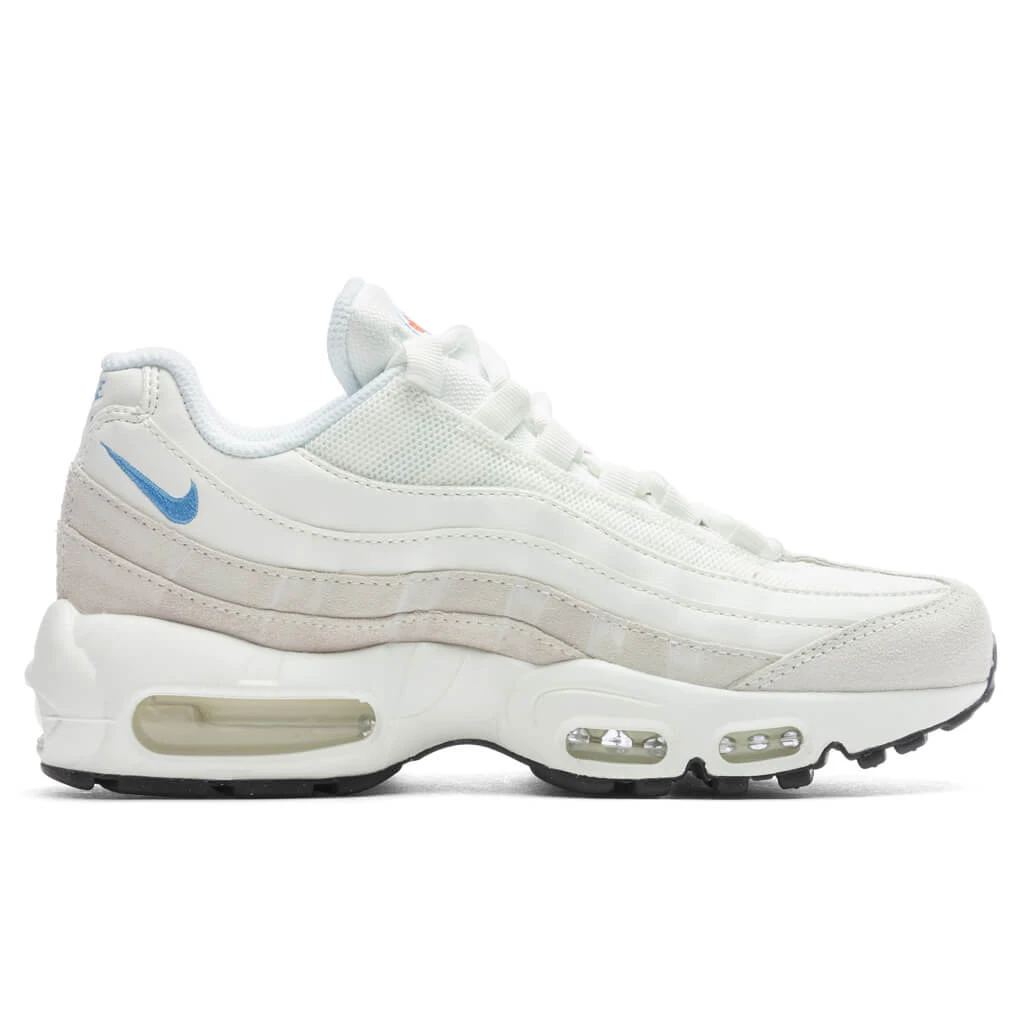 Nike Women's Air Max 95 - Summit White/University Blue 1 Nike Women's Air Max 95 - Summit White/University Blue