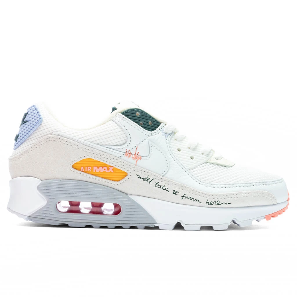 Nike Air Max 90 Women's - Summit White/Pro Green 1 Nike Air Max 90 Women's - Summit White/Pro Green