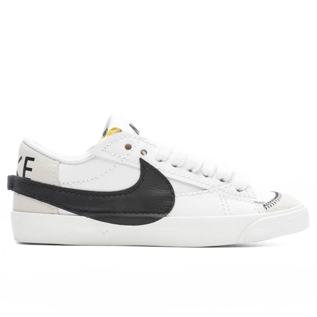 Nike Women's Blazer Low '77 Jumbo - White/Black/Sail 1 Nike Women's Blazer Low '77 Jumbo - White/Black/Sail