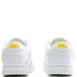 Nike Women's Dunk Low Yellow Heart - White/Optic Yellow -Best Shoes Shop Nike Women s Dunk Low White Sail Optic Yellow FD0803 100 01 20 23 Feature KN 6