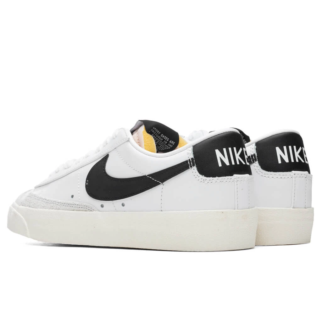 Nike Women's Blazer Low '77 - White/Black 3 Nike Women's Blazer Low '77 - White/Black - Image 3