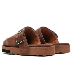 Comfort Leather Slipper - Brown/Black 7 Comfort Leather Slipper - Brown/Black -Best Shoes Shop Off White c o Virgil Abloh Comfort Leather Slipper Brown Black OMIC003S21LEA0016010 03 25 2021 01 3