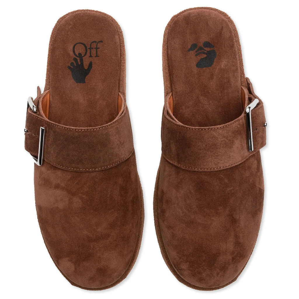 Comfort Leather Slipper - Brown/Black 2 Comfort Leather Slipper - Brown/Black - Image 2