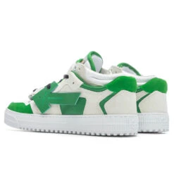 Floating Arrow Sneaker - White/Green 6 Floating Arrow Sneaker - White/Green -Best Shoes Shop Off White c o Virgil Abloh Floating Arrow Sneaker White Green OMIA244F22LEA0010155 11 15 22 Feature VR 4