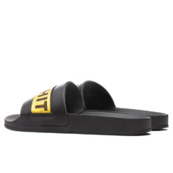 Industrial Pool Slider - Black/Yellow -Best Shoes Shop Off White c o Virgil Abloh Industrial Pool Slider Black Yellow OMIC001C99MAT0011018 01 22 2022 01 3