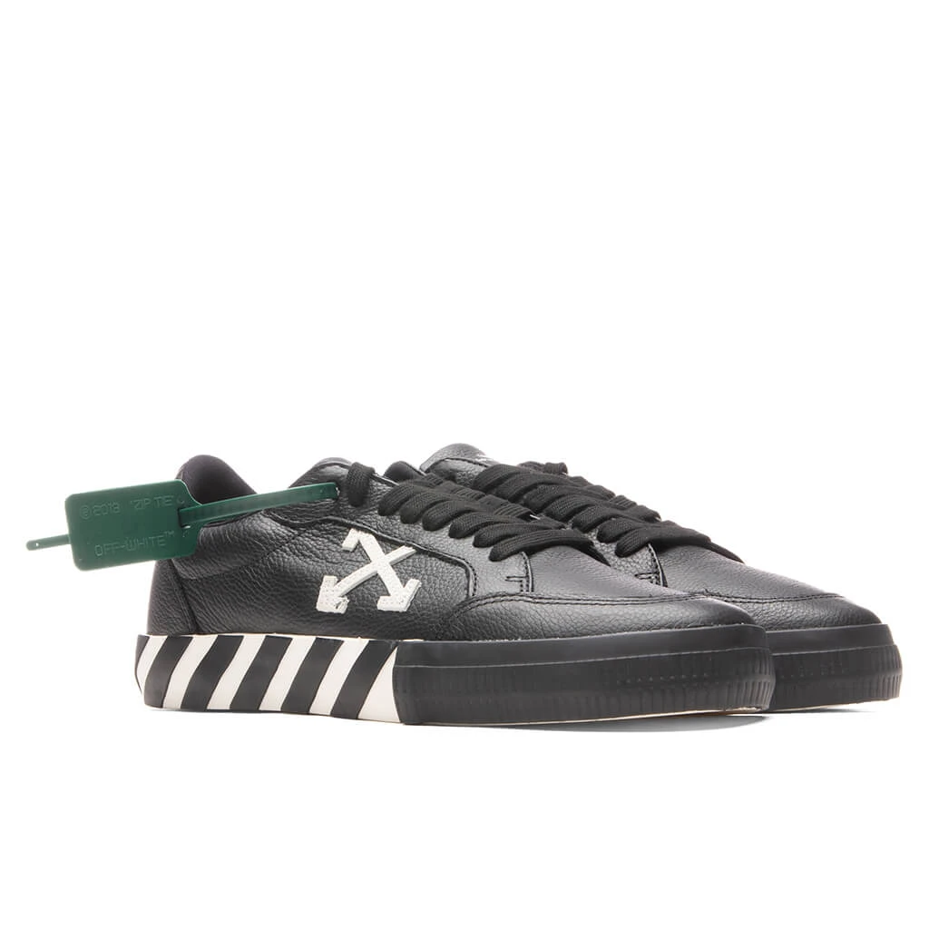 Low Vulcanized Calf Leather - Black/White 2 Low Vulcanized Calf Leather - Black/White - Image 2