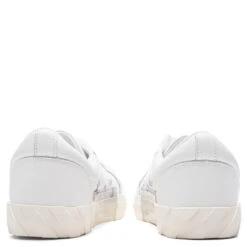 Low Vulcanized Calf Leather - White -Best Shoes Shop Off White c o Virgil Abloh Low Vulcanized Calf Leather White OMIA085C99LEA0010100 04 11 23 Feature VR 8