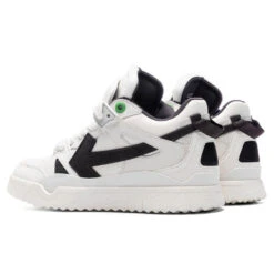Mid Top Sponge Sneakers - White/Black 6 Mid Top Sponge Sneakers - White/Black -Best Shoes Shop Off White c o Virgil Abloh Mid Top Sponge Sneakers White Black OMIA234C99LEA0010110 04 11 23 Feature VR 4